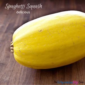 I use spaghetti squash in great meals